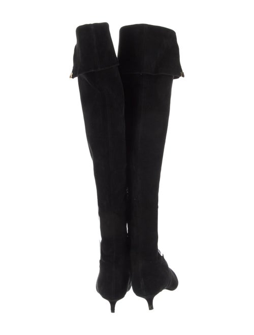 Tory Burch Suede Bow Accents Boots