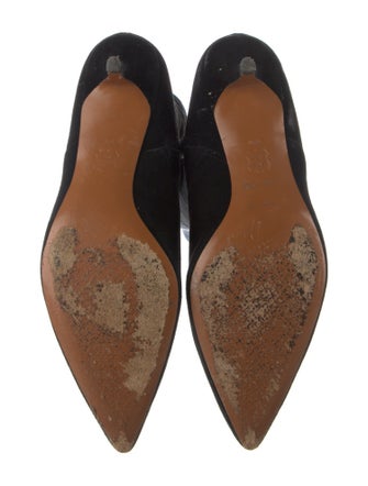 Tory Burch Suede Bow Accents Boots