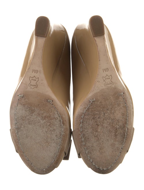 Tory Burch Patent Leather Bow Accents Pumps