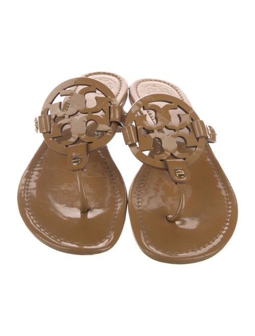 Tory Burch Patent Leather Studded Accents Slides