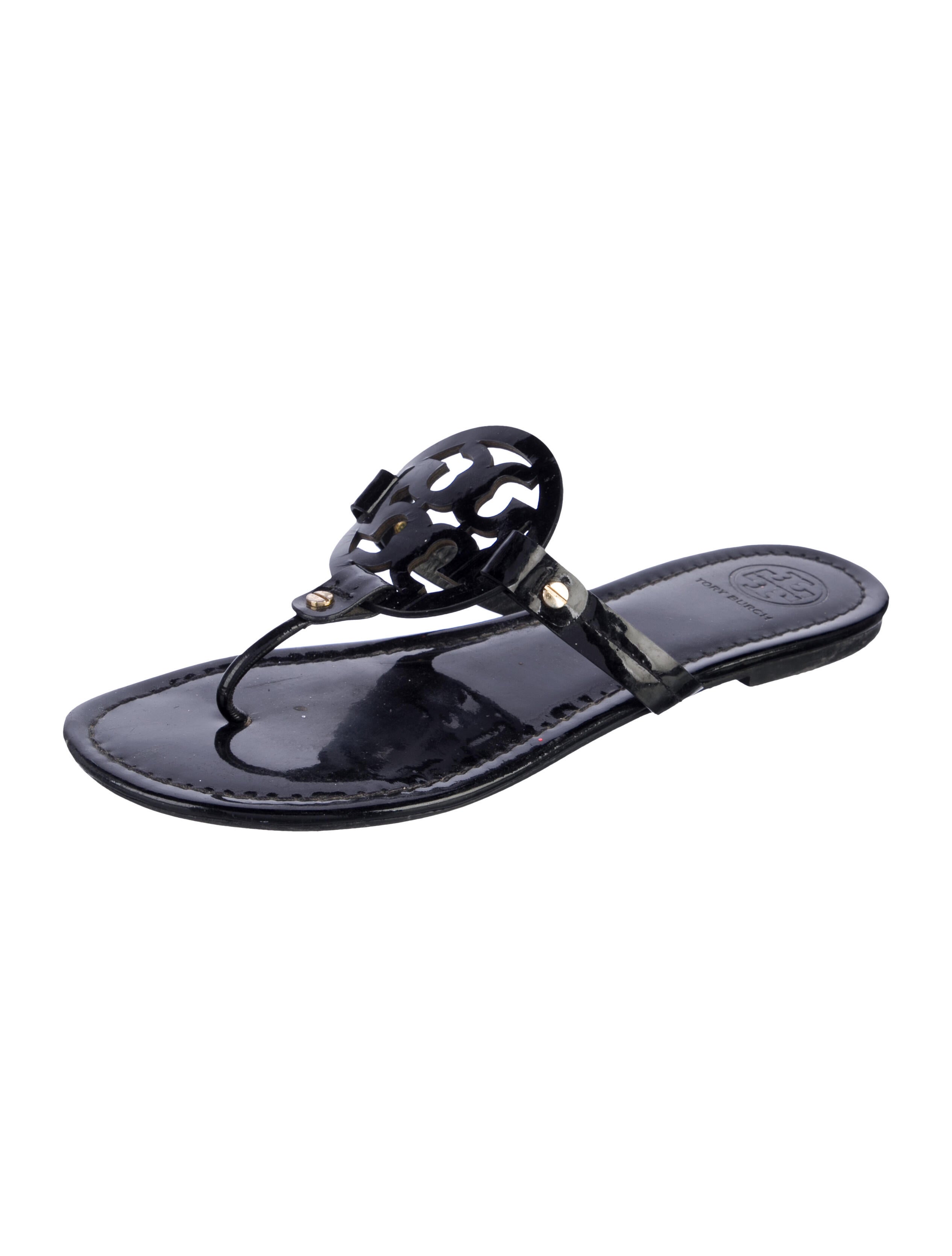 Tory Burch Leather Slides