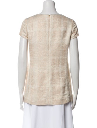 Tory Burch Scoop Neck Short Sleeve T-Shirt