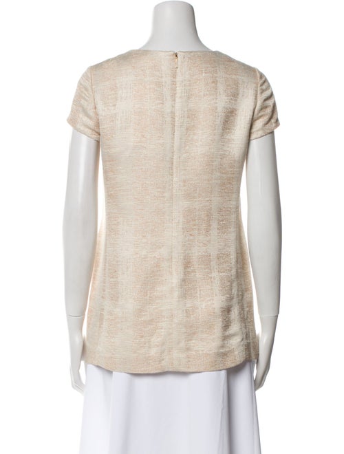 Tory Burch Scoop Neck Short Sleeve T-Shirt