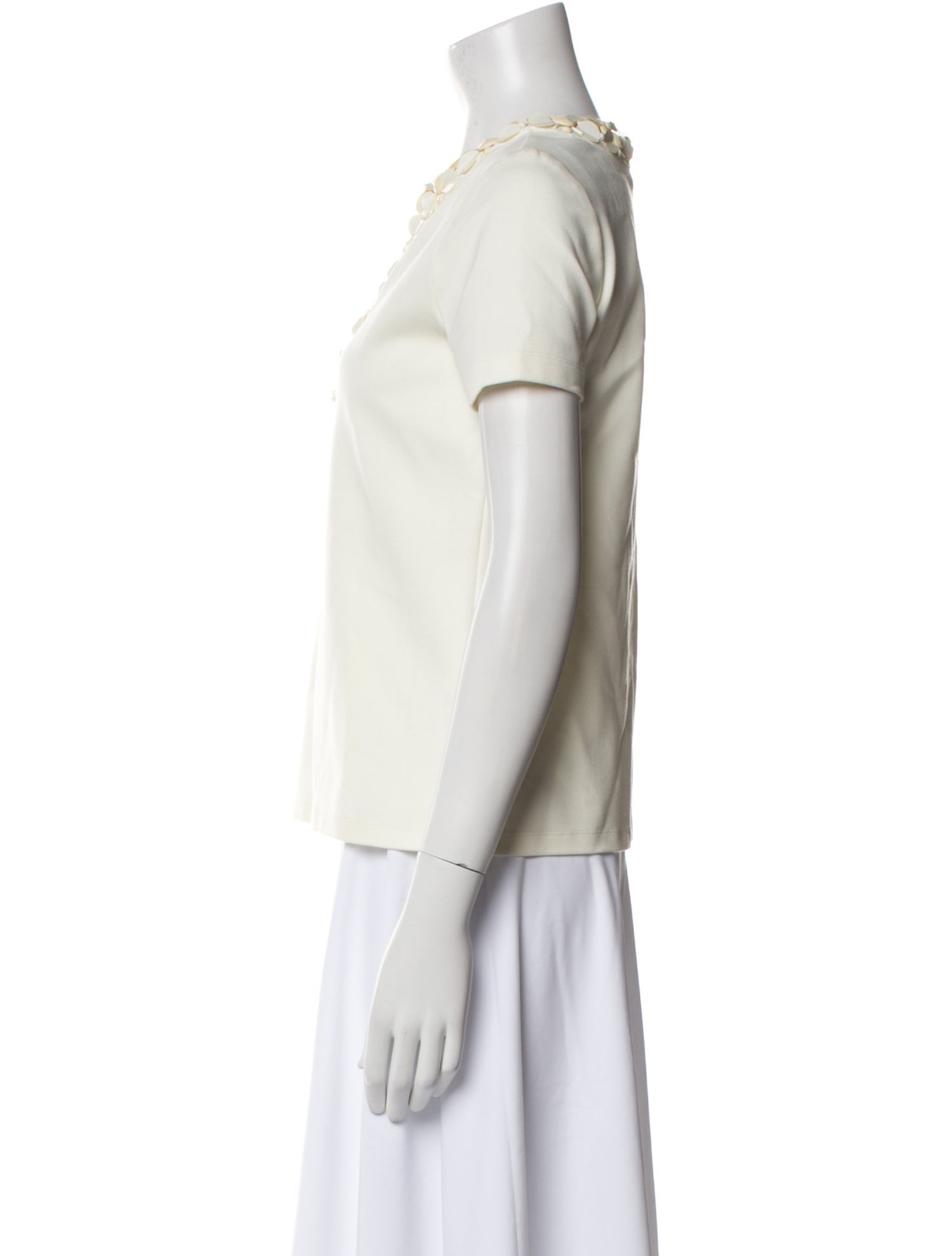 Tory Burch V-Neck Short Sleeve Top w/ Tags