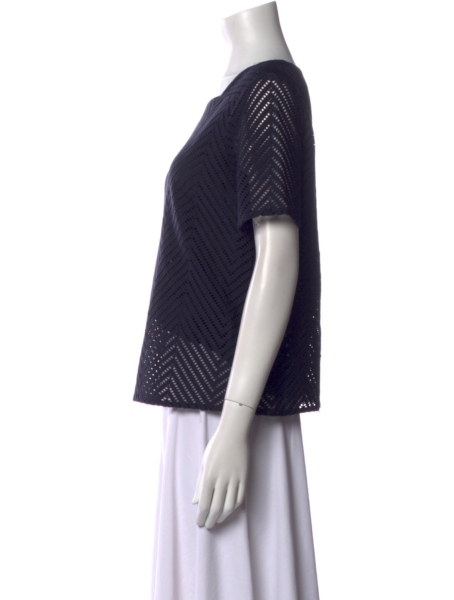 Tory Burch Printed Square Neckline Top