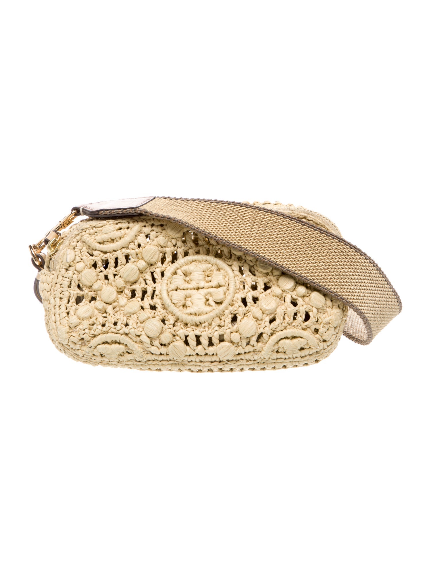 Tory Burch Straw Crossbody Bag