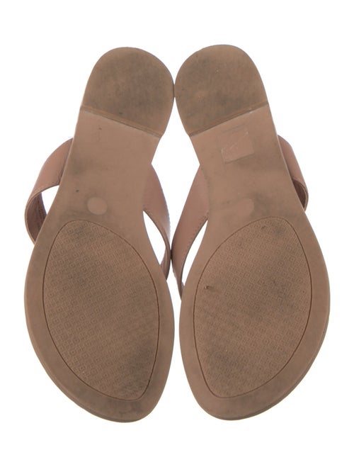 Tory Burch Leather Flip Flops