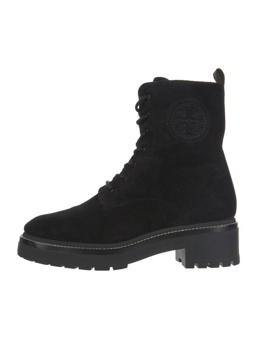 Tory Burch Suede Combat Boots