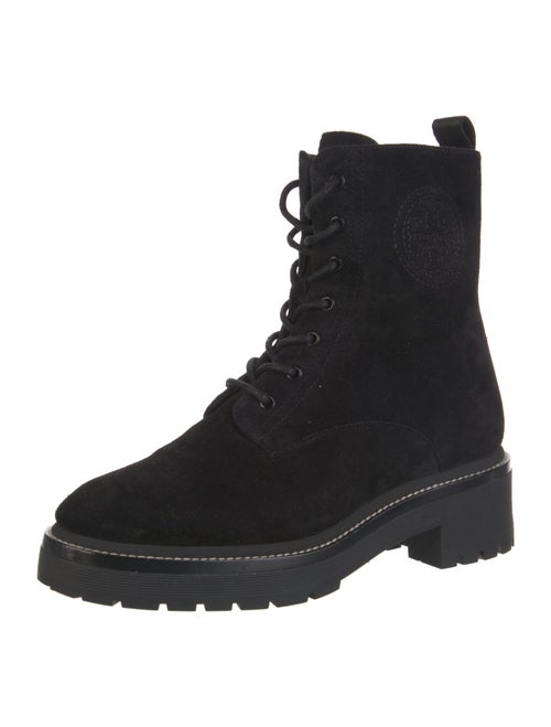 Tory Burch Suede Combat Boots