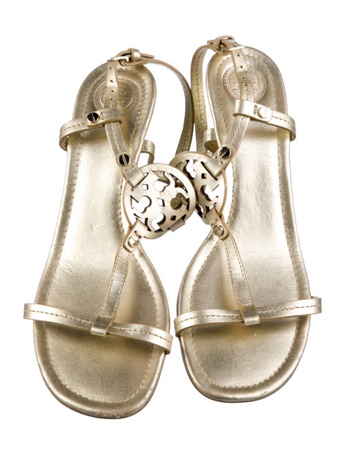 Tory Burch Leather T-Strap Sandals