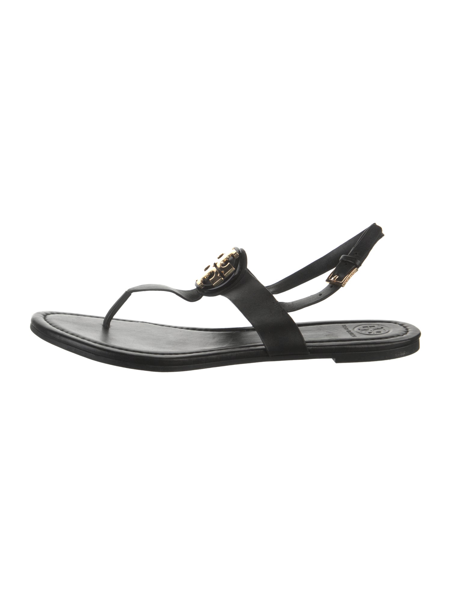 Tory Burch Leather T-Strap Sandals