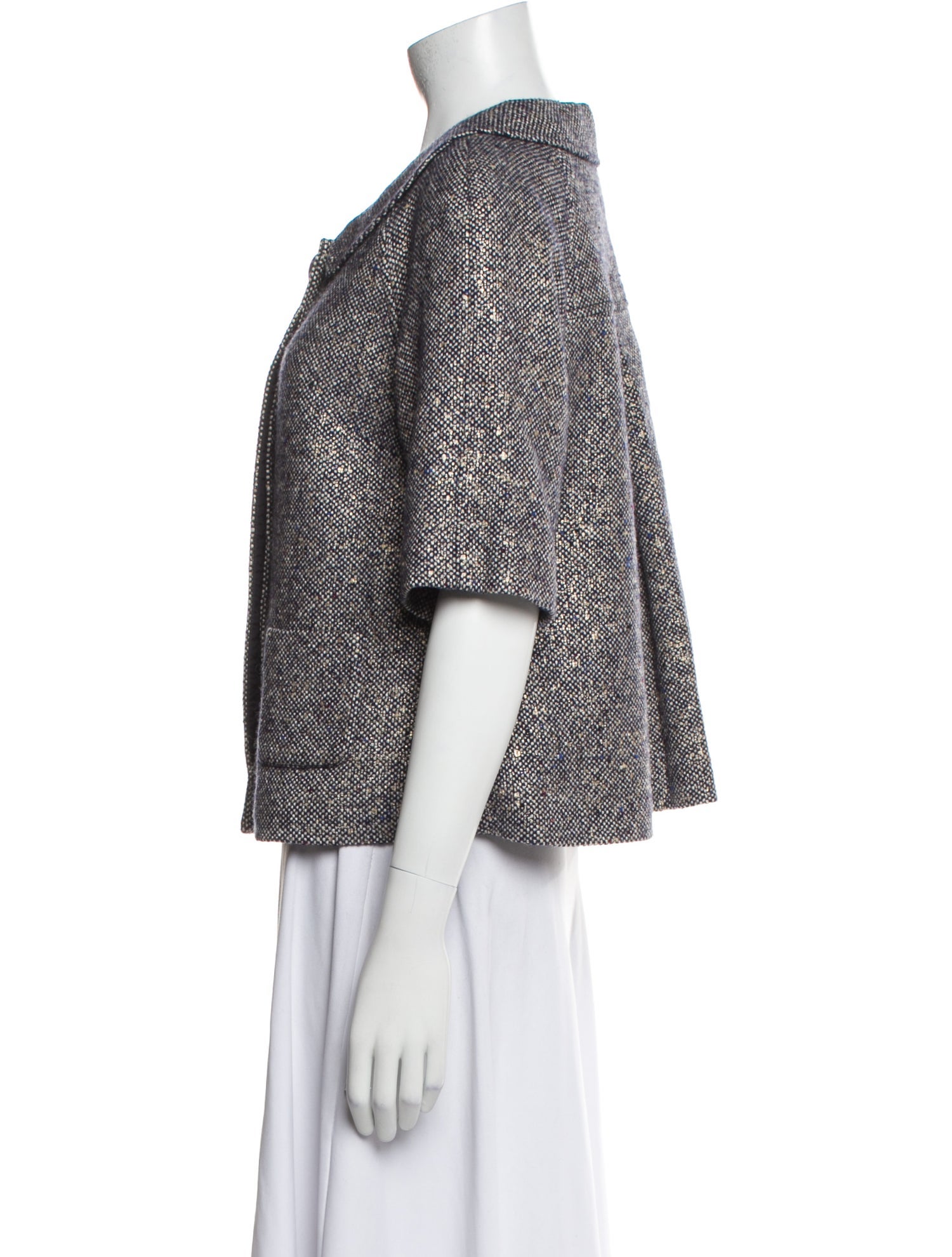Tory Burch Wool Printed Evening Jacket
