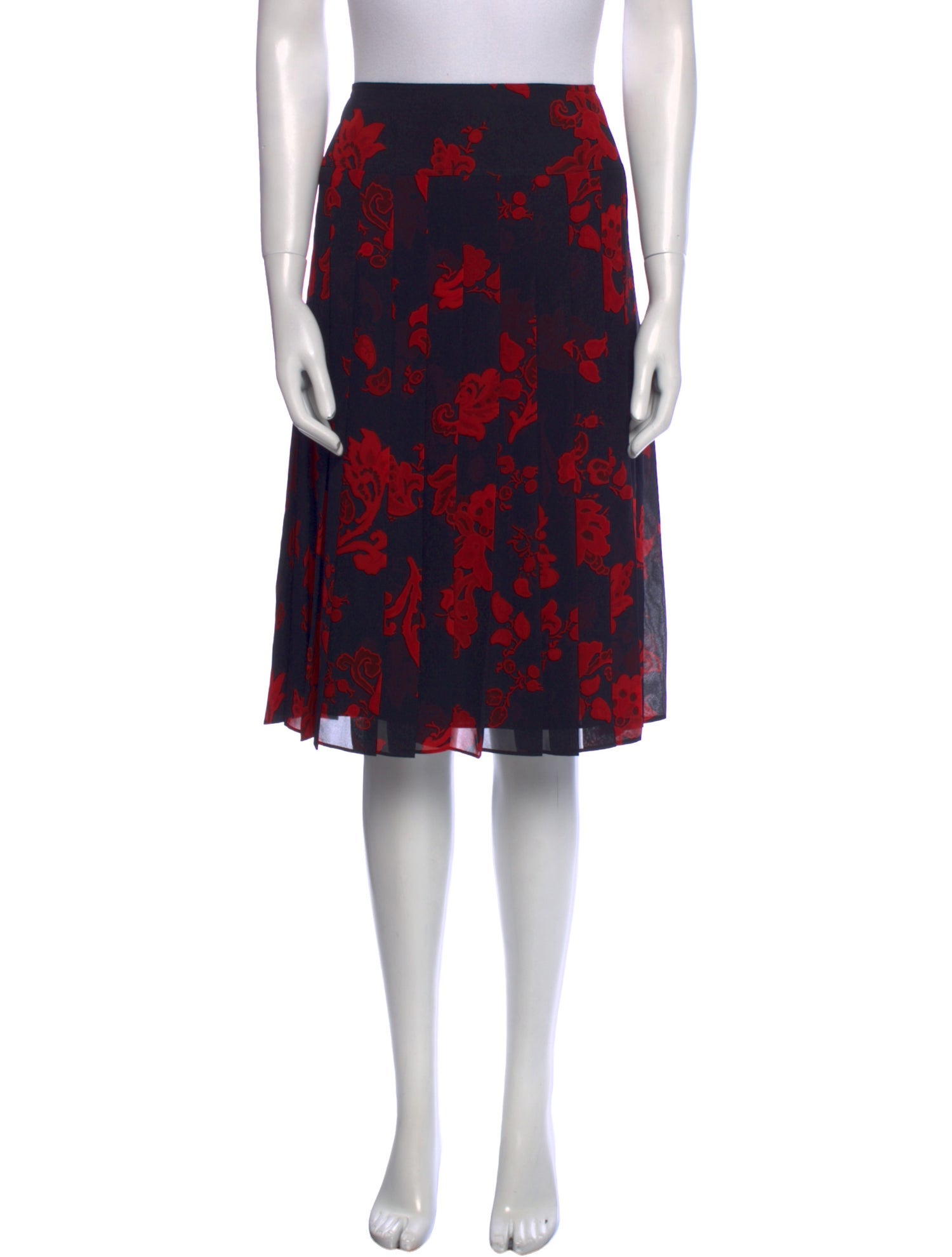 Tory Burch Floral Print Knee-Length Skirt w/ Tags
