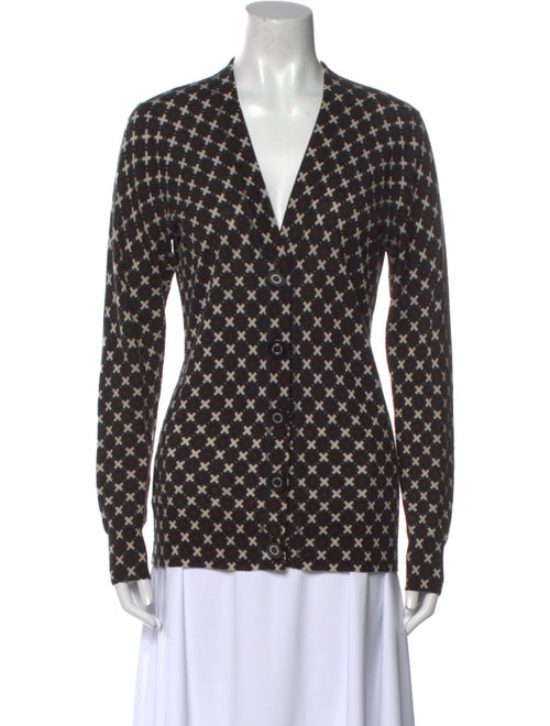 Tory Burch Merino Wool Printed Sweater