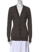 Tory Burch Merino Wool Printed Sweater