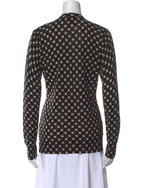 Tory Burch Merino Wool Printed Sweater
