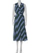 Tory Burch Striped Long Dress
