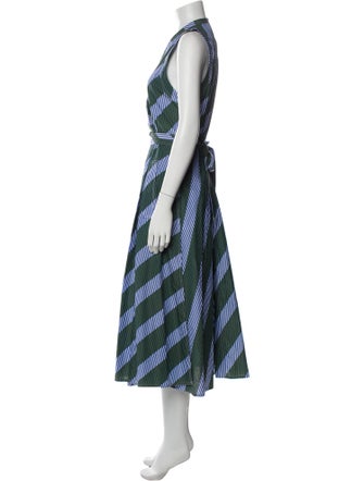 Tory Burch Striped Long Dress
