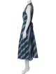 Tory Burch Striped Long Dress