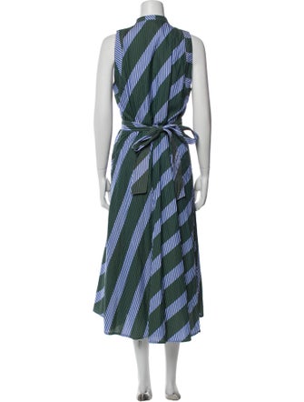 Tory Burch Striped Long Dress