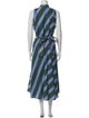 Tory Burch Striped Long Dress