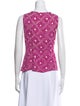 Tory Burch Silk Floral Print Top