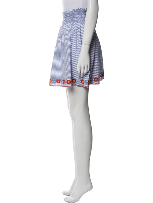 Tory Burch Striped Mini Skirt