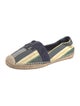 Tory Burch Printed Whipstitch Trim Espadrilles