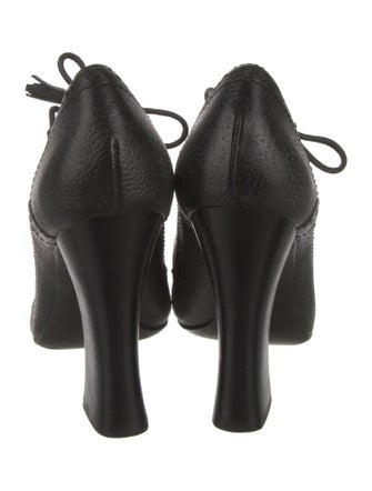 Tory Burch Leather Cutout Accent Pumps