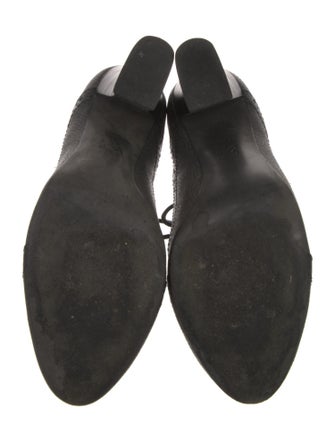 Tory Burch Leather Cutout Accent Pumps