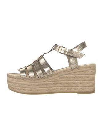 Tory Burch Leather Espadrilles