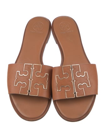 Tory Burch Leather Slides