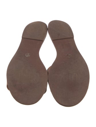 Tory Burch Leather Slides