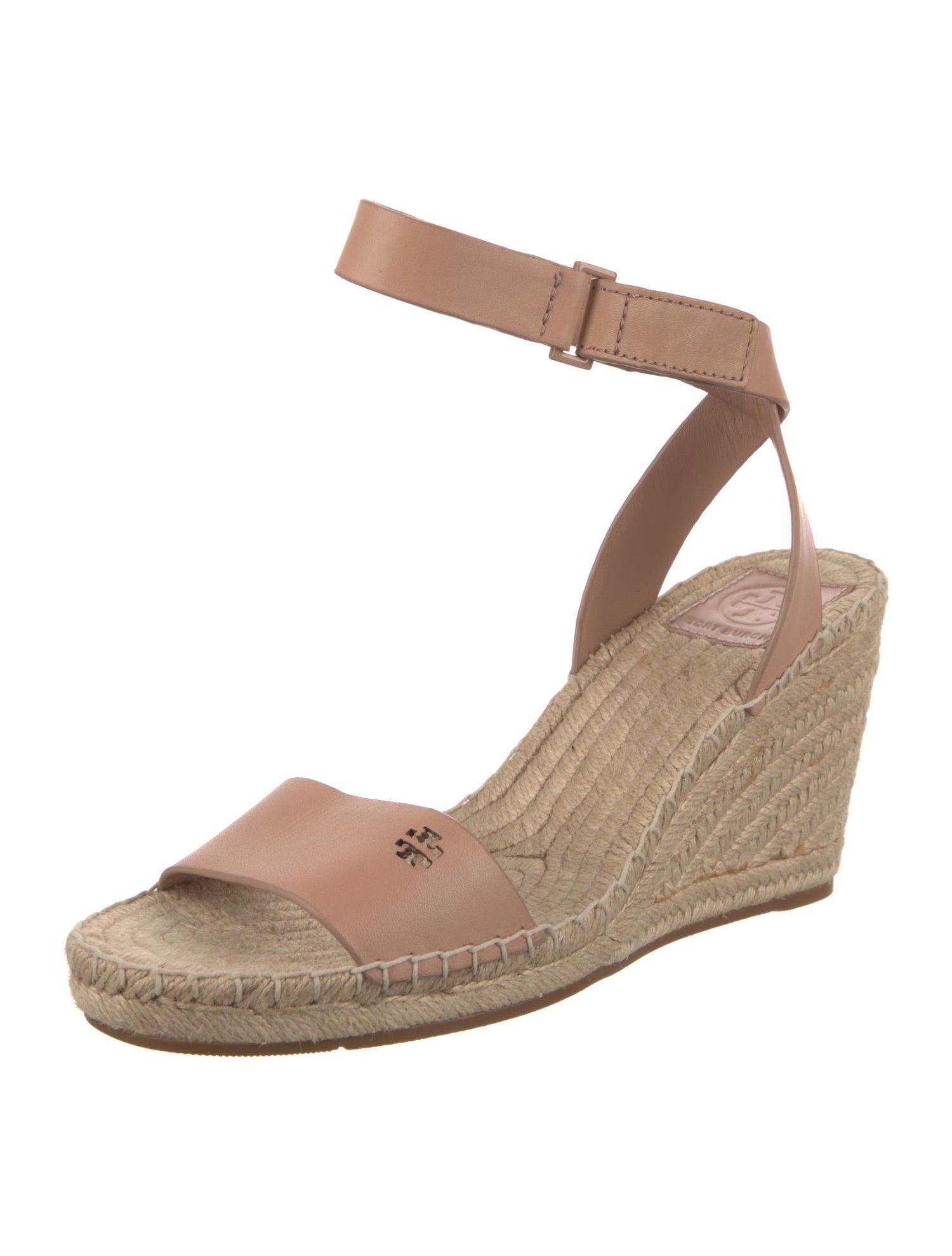 Tory Burch Leather Lasercut Accents Espadrilles