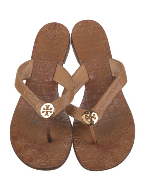 Tory Burch Leather Flip Flops