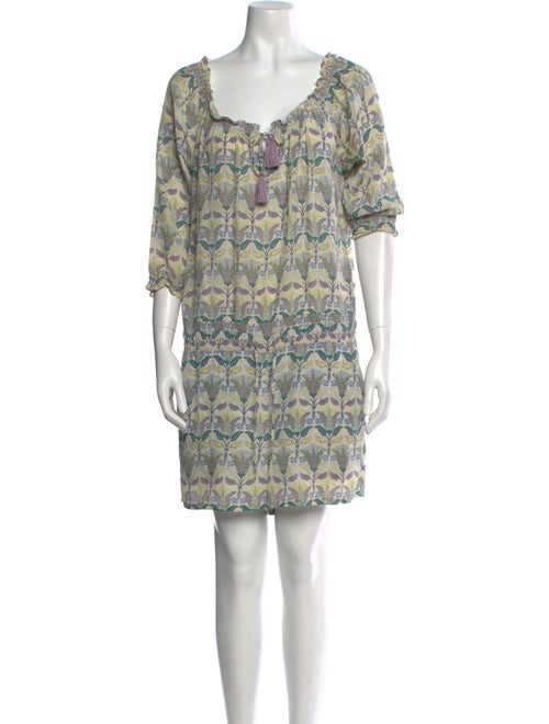 Tory Burch Silk Floral Print Romper