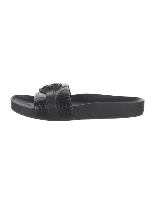 Tory Burch Crocodile Slides