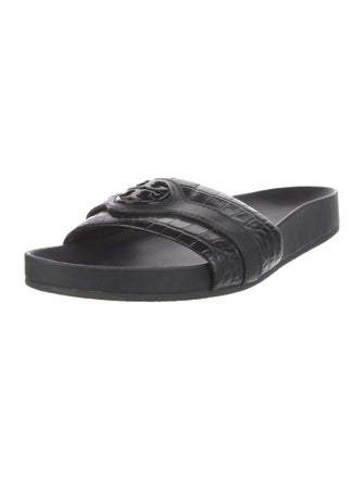 Tory Burch Crocodile Slides