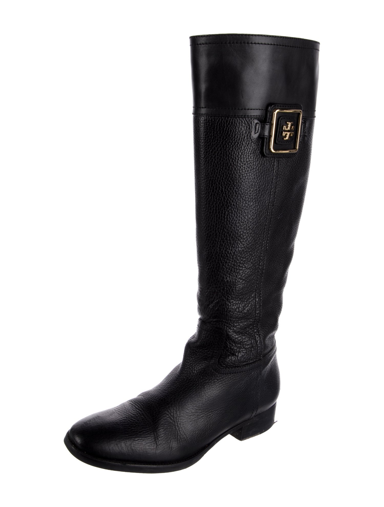 Tory Burch Leather Riding Boots