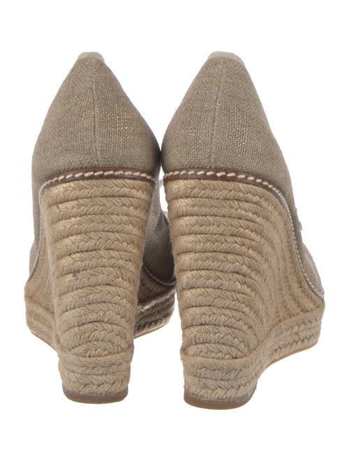 Tory Burch Canvas Bow Accents Pumps