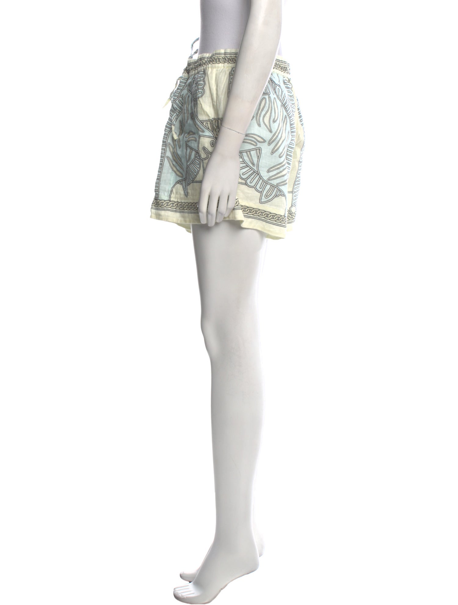 Tory Burch Linen Mini Shorts