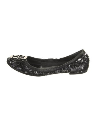 Tory Burch Sequins Sequin Embellishments Ballet Flats