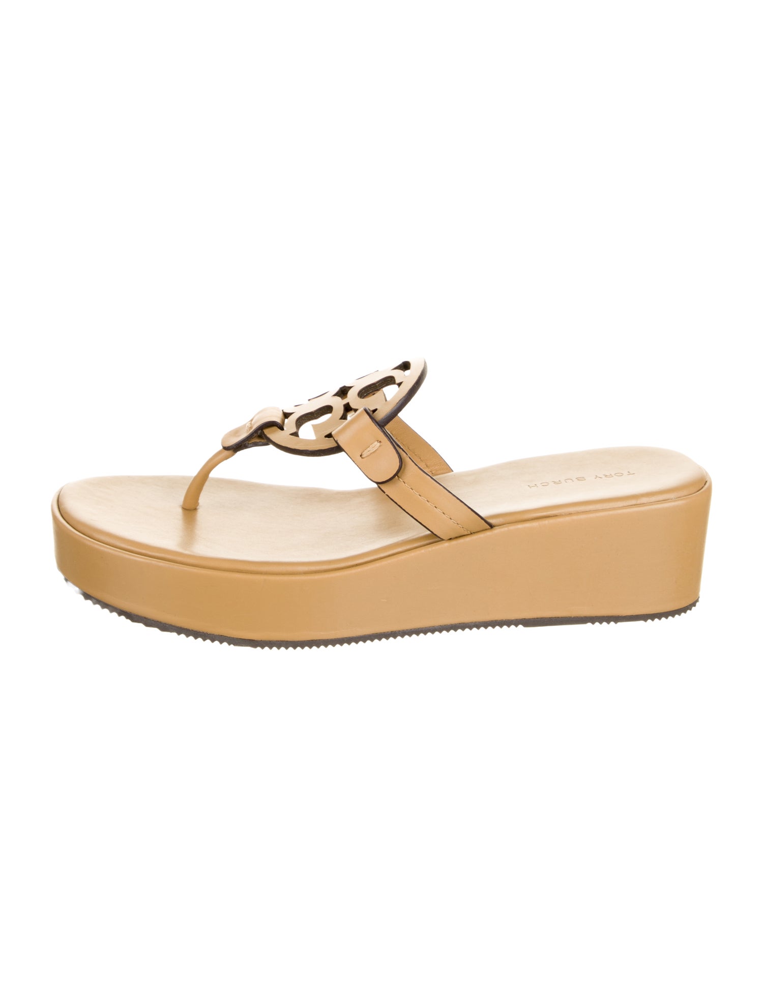 Tory Burch Leather Slides