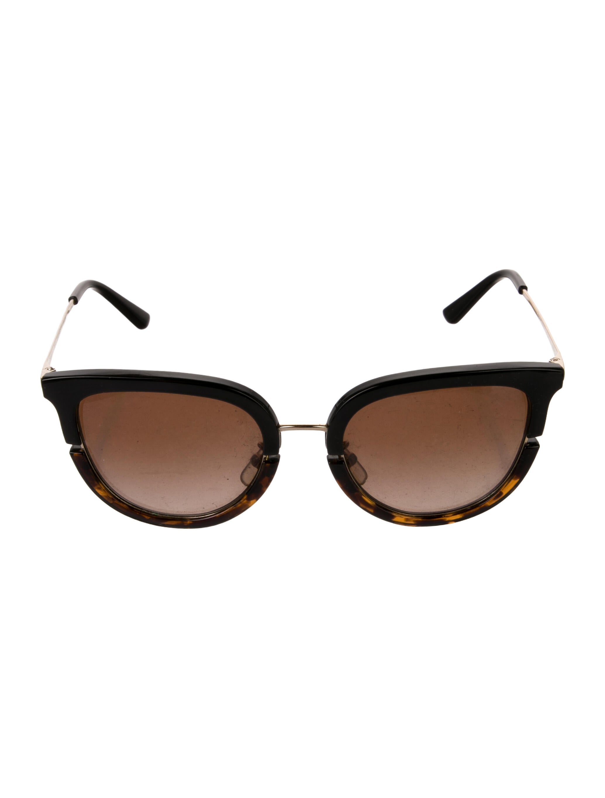 Tory Burch Round Gradient Sunglasses