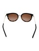 Tory Burch Round Gradient Sunglasses