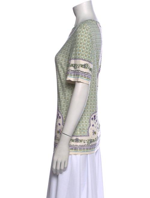 Tory Burch Printed Crew Neck T-Shirt