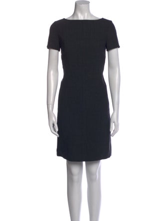 Tory Burch Bateau Neckline Mini Dress