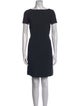 Tory Burch Bateau Neckline Mini Dress