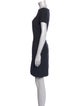 Tory Burch Bateau Neckline Mini Dress