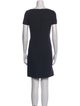 Tory Burch Bateau Neckline Mini Dress